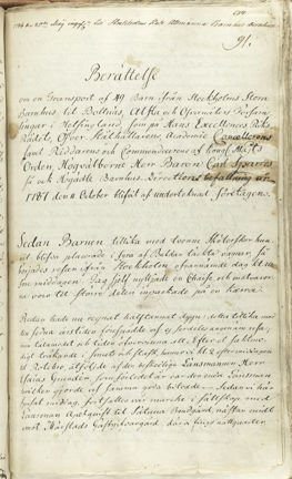 Reseberättelse från när 49 barnhusbarn flyttas till fosterfamiljer i Bollnäs 1787