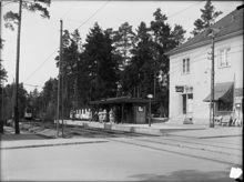Smedslätten, hållplats för spårvagnar