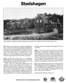 Stadshagen - kort beskrivning av områdets historia