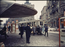 Spårvagn på linje 6 vid Stureplan år 1967
