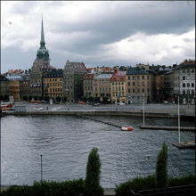 Utsikt från Slussen mot Kornhamnstorg