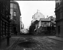 Jungfrugatan norrut från Tyskbagargatan
