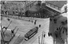Utsikt från Katarinahissen år 1914
