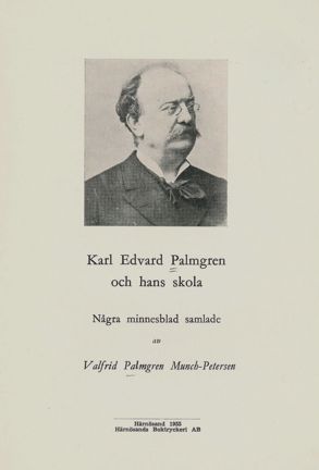 Omslagsbild Karl Edvard Palmgren och  hans skola