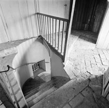 Brännkyrkagatan 74. Trapphuset från vinden