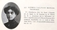 Valfrid Palmgren. Ledamot av Stadsfullmäktige 1910-1911