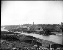 Utsikt över Atlas och Rörstrand från Kungsholmen