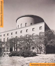 Arkitekt Gunnar Asplund : Stockholms stadsbibliotek / bild: Max Plunger ; text: Karin Winter