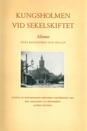 Omslagsbild Kungsholmen vid sekelskiftet