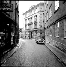 Kv. Venus. Svartmangatan österut mot Södra Benickebrinken