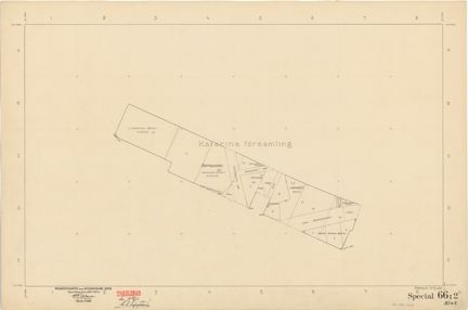 Bladet är ritat i tusch på papper som numera är gulnat