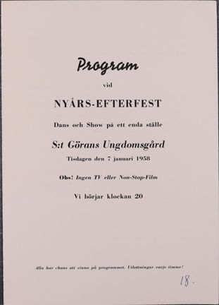 Inbjudan till nyårsefterfest