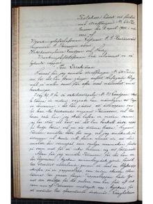Straffånge Pettersson klagar på maten på Centralfängelset Långholmen 1904 