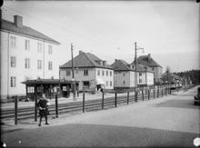 Prästgården,  hållplats för spårvagn