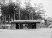 Dalarövägen, hållplats för spårvagnar