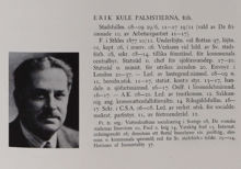 Erik Kule Palmstierna. Ledamot av stadsfullmäktige 1908-1909 och 1911-1917