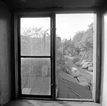 Lundagatan västerut från nr 5.  Nuvarande Gamla Lundagatan, kv. Haren