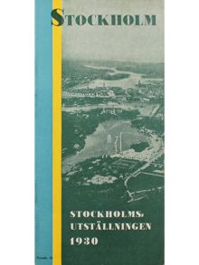 Broschyr om Stockholmsutställningen 1930