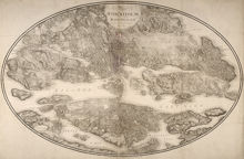 1805 års karta över Stockholm