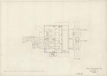 Lövsta sopförbränningsanläggning nummer 2 – plan från 1937