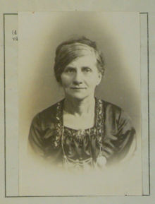 Edla Bikoff Gerschman ansöker om uppehållsbok 1918