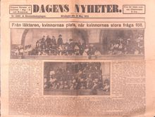 Nederlag för kvinnorna i rösträttsfrågan – Dagens Nyheter 1912