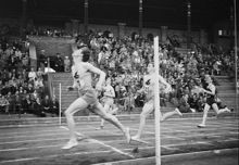 Stockholm Stadion. Friidrottstävling