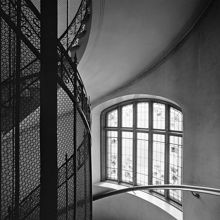 Odengatan 69. Fönster i trapphuset