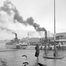 Södra Blasieholmshamnen. (Nuv. Strömkajen)