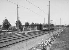 Källvägen, hållplats för spårvagnar