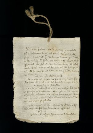 Nidskrift från 1700-talet