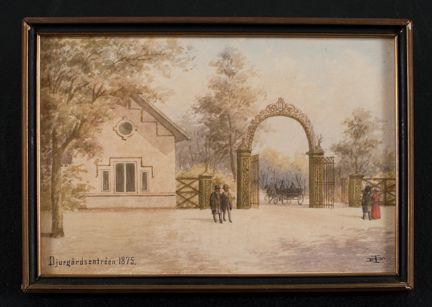 Blå porten på Djurgården