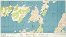 Karta "Älgö" år 1972