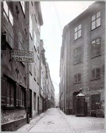 Brända Tomten och Skärgårdsgatan söderut