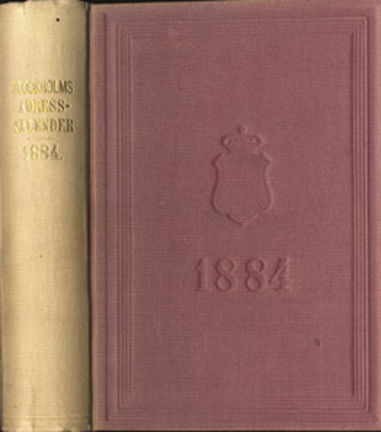 Stockholms adresskalender 1884