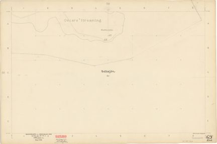 Bladet är ritat i tusch på papper som numera är gulnat