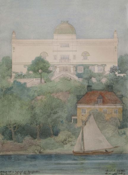 Skiss till Thielska Galleriet