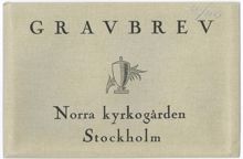 Gravbrevet för Andrées polarexpedition