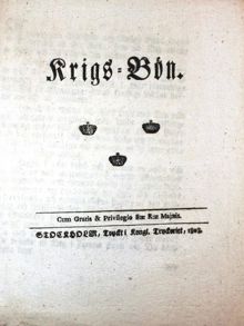 "Krigs-Bön" 1808