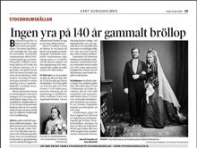 Ingen yra på 140 år gammalt bröllop