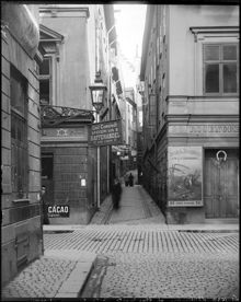 Kåkbrinken österut från Stora Nygatan