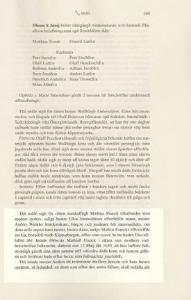 Rättens text om Anders Winklers arvstvist, ur tryckta tänkeboken 1630.