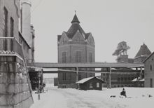 Värtagasverket. Scrubber- och maskinhus