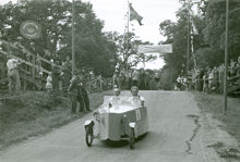 Lådbilsrally på Djurgården under Barnens dag 1942