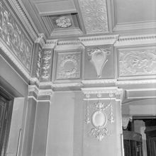 Detaljer av vestibulen, Linnégatan 85