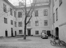 Mäster Samuelsgatan 47. Lantbruksakademiens gård före rivningen