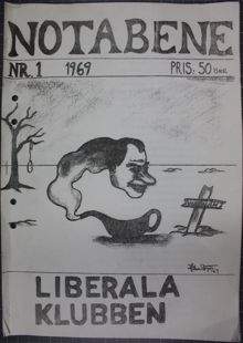 Liberala Klubben – Nota Bene, tidskrift 1969