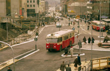 Buss på linje 56 vid Sergels torg