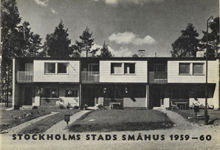 Stockholms stads småstugor 1959-60