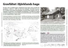 Gravfältet i Björklunds hage